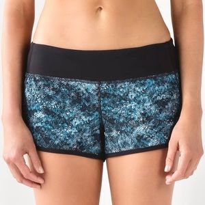 Lululemon Speed Short 2 1/2”, Fairisle Multi Black